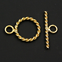 Gold Filled Twist Toggle