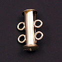 Gold Filled Magnetic Tube Clasp